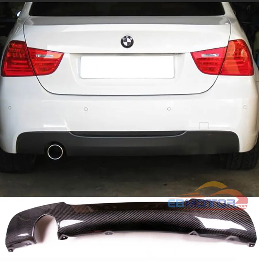 Real Carbon Fiber Rear Lip Diffuser Fit For BMW E90 M-Tech M-Sport Single Exhaust 1-Tip 06-11 B237
Real Carbon Fiber Rear Lip Diffuser Fit For BMW E90 M-Tech M-Sport Single Exhaust 1-Tip 06-11 B237