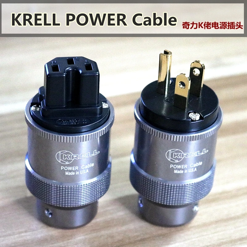 High Quality 24K Gold Plated US Power Plug Connector Power Cord Plug+IEC Female Connector Pair
High Quality 24K Gold Plated US Power Plug Connector Power Cord Plug+IEC Female Connector Pair