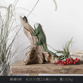 Pastoral Emulation Animal Lizard Decor Green Plant Garden Living Room Wine TV Cabinet Home Decoration Resin Crafts
Pastoral Emulation Animal Lizard Decor Green Plant Garden Living Room Wine TV Cabinet Home Decoration Resin Crafts