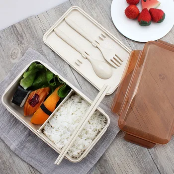 960Ml Portable Healthy Material Lunch Box Wheat Straw Bento Boxes Microwave Dinnerware Food Storage Container Foodbox
960Ml Portable Healthy Material Lunch Box Wheat Straw Bento Boxes Microwave Dinnerware Food Storage Container Foodbox