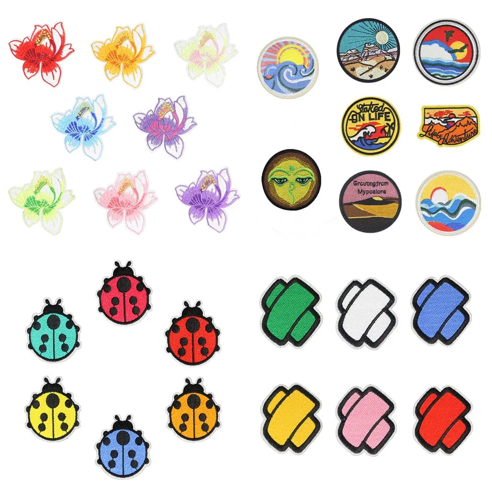Hot Flower Cartoon Fabric Embroidered Patch Cap Clothes Sticker Bag Sew Iron On Applique DIY Apparel Sewing Clothing Accessories
Hot Flower Cartoon Fabric Embroidered Patch Cap Clothes Sticker Bag Sew Iron On Applique DIY Apparel Sewing Clothing Accessories
