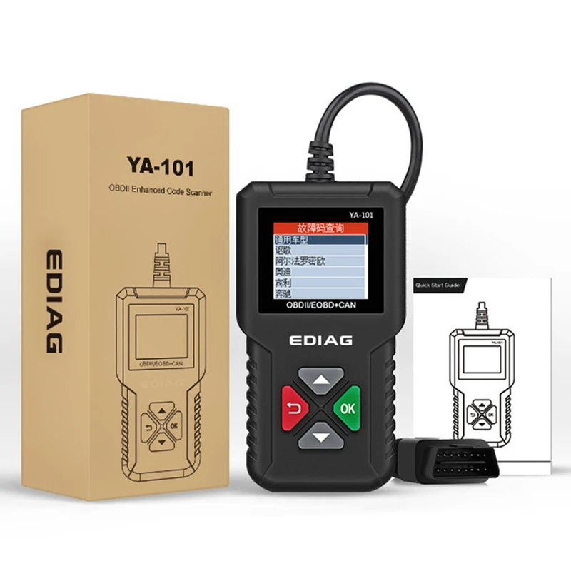 For Car CR3001 YA101 LCD Display SYSTEM Automotive OBD2 Scanner OBD Code Reader Car Check Engine Fault Diagnostic Tool
For Car CR3001 YA101 LCD Display SYSTEM Automotive OBD2 Scanner OBD Code Reader Car Check Engine Fault Diagnostic Tool