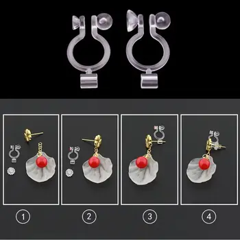 100Pcs Invisible Clip-on Earrings Converters for Non Pierced Ears Turn Any Studs Into A Clip-On Women Jewelry Findings
100Pcs Invisible Clip-on Earrings Converters for Non Pierced Ears Turn Any Studs Into A Clip-On Women Jewelry Findings