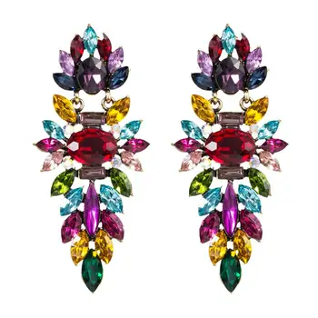 KMVEXO Colorful Rhinestone Geometric Charms Drop Dangle Earrings for Women Fashion Jewelry Boho Maxi Crystal Statement Earrings
KMVEXO Colorful Rhinestone Geometric Charms Drop Dangle Earrings for Women Fashion Jewelry Boho Maxi Crystal Statement Earrings