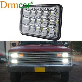 45W LED work light 7x6 Crystal Square High Low Beam H4 Projector led Headlights Cherokee Wrangler front lights
45W LED work light 7x6 Crystal Square High Low Beam H4 Projector led Headlights Cherokee Wrangler front lights