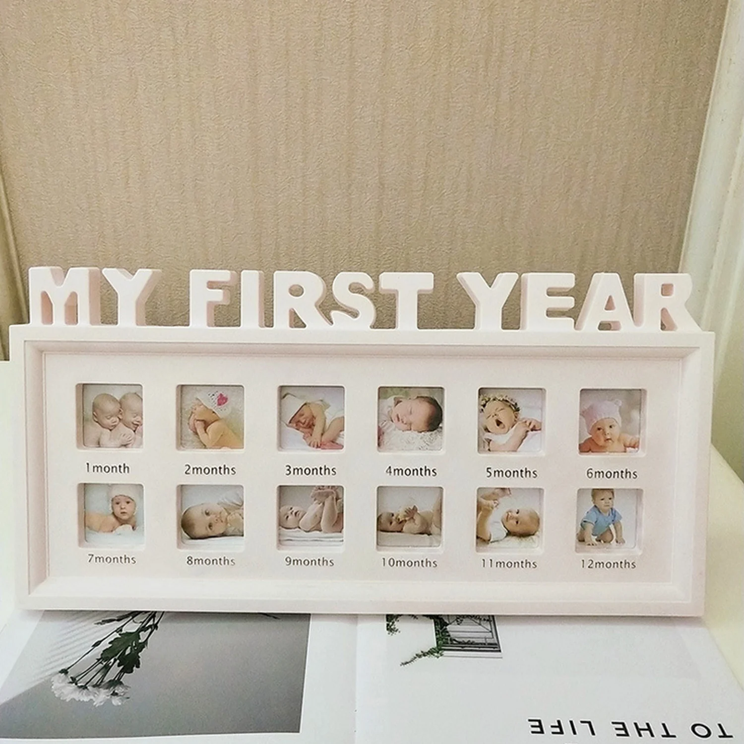 Creative DIY 0-12 Month MY FIRST YEAR Pictures Display Plastic Photo Frame Infants Kids Growing Memory Souvenirs Gifts Gift
Creative DIY 0-12 Month MY FIRST YEAR Pictures Display Plastic Photo Frame Infants Kids Growing Memory Souvenirs Gifts Gift