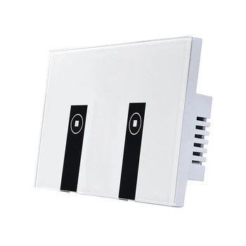 WiFi Smart Light Switch, 2 Switches Touch Wall Plate Alexa Light Switch, In-Wall Wireless On/Off Wall Switch, Timing, Voice App
WiFi Smart Light Switch, 2 Switches Touch Wall Plate Alexa Light Switch, In-Wall Wireless On/Off Wall Switch, Timing, Voice App