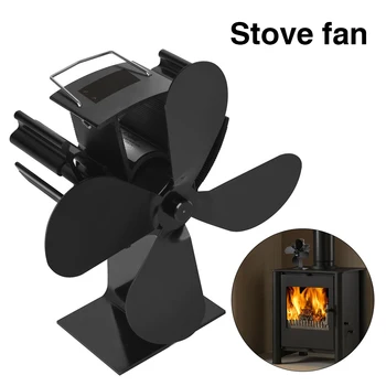 With Thermometer Warm Silent Heat Powered 4 Blades Efficient Digital Display Accessories Stove Fan Log Winter Fireplace Home
With Thermometer Warm Silent Heat Powered 4 Blades Efficient Digital Display Accessories Stove Fan Log Winter Fireplace Home
