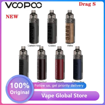 Original VOOPOO DRAG S 60W VW Pod Kit with 2500mAh Battery Max 60W Output Mod Pod System Kit with PnP Coil vs Aegis/ Target PM80
Original VOOPOO DRAG S 60W VW Pod Kit with 2500mAh Battery Max 60W Output Mod Pod System Kit with PnP Coil vs Aegis/ Target PM80