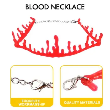 3Pcs Bloodstain Necklace Dripping Halloween Blood Necklace Simulation Terrorist Prank Toys Practical Jokes
3Pcs Bloodstain Necklace Dripping Halloween Blood Necklace Simulation Terrorist Prank Toys Practical Jokes