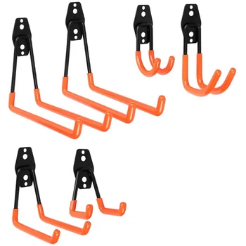 Garage Hooks Double Hooks Arage Storage Hooks Hangers U Hooks Garage Tool Storage Organizer 6Packs
Garage Hooks Double Hooks Arage Storage Hooks Hangers U Hooks Garage Tool Storage Organizer 6Packs
