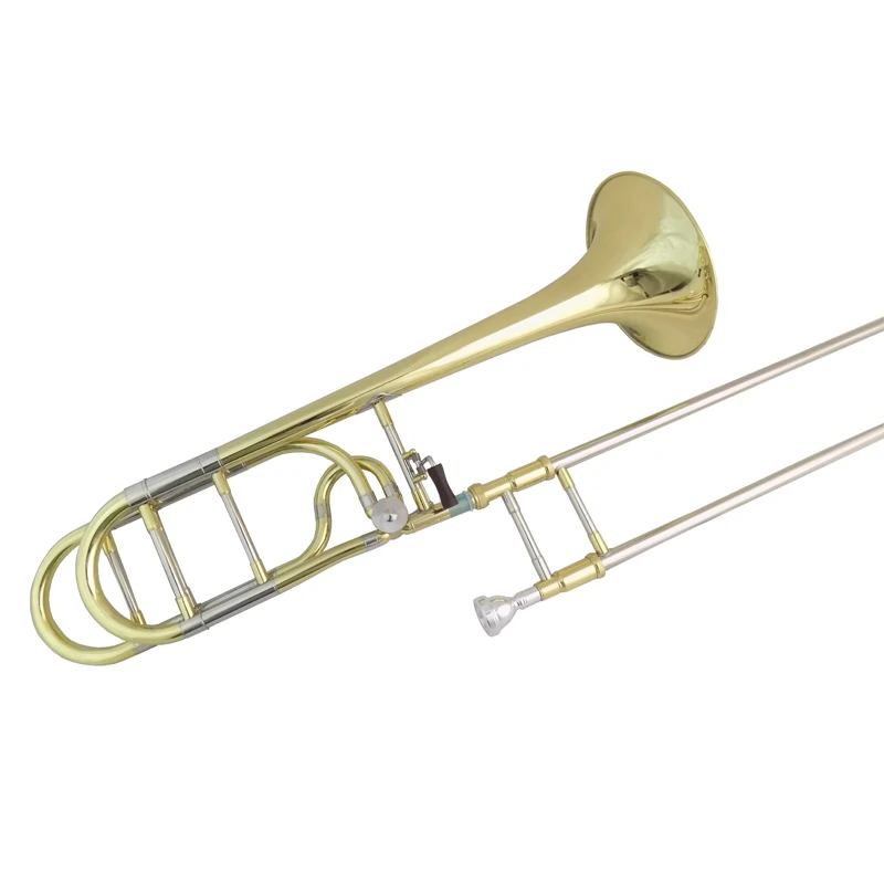 Bb/F Tenor Trombone F attachment with Case Mouthpiece Tuning slides trombones Musical instruments Yellow Brass Body
Bb/F Tenor Trombone F attachment with Case Mouthpiece Tuning slides trombones Musical instruments Yellow Brass Body