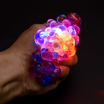 1pcs LED Funny Glowing Squishy Grape Squeeze Ball Mesh Stress Relief Toy for Kids Adult Glow in the Dark Toys For Children Gifts
1pcs LED Funny Glowing Squishy Grape Squeeze Ball Mesh Stress Relief Toy for Kids Adult Glow in the Dark Toys For Children Gifts