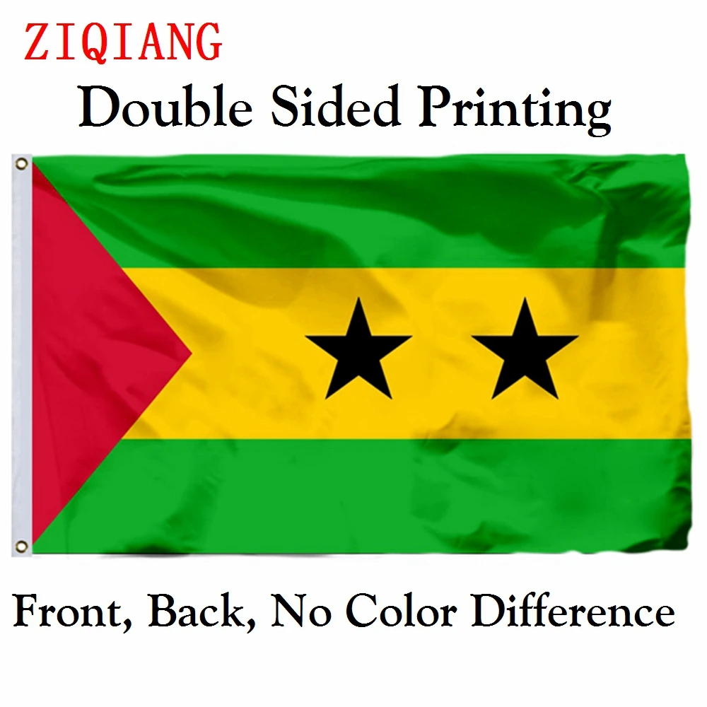 

Sao Tome and Principe 1975 Flag 3x5ft Polyester Flying Size 90x150cm Custom High Quality Double Sided Printing Banner