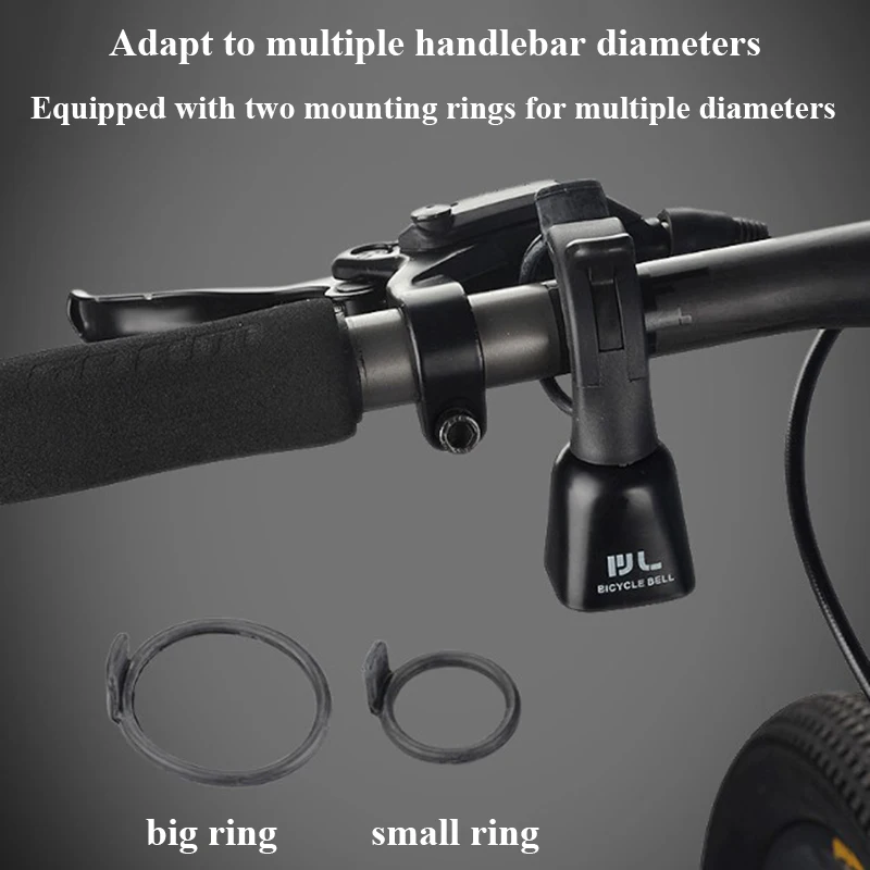 Description Picture 3 of item1pc SMS Bicycle Bell Mountain Bike Road Bike Loud Swing Alarm Ring Bicycle Cow Head Classical Bike Bell Bicycle Accessories