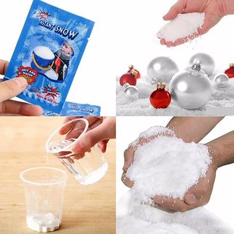 Artificial Snow Instant Snow Powder Fluffy Snowflake Super Absorbant Frozen Party Magic Prop Christmas Party Decor Wedding F
Artificial Snow Instant Snow Powder Fluffy Snowflake Super Absorbant Frozen Party Magic Prop Christmas Party Decor Wedding F