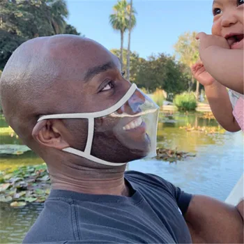 3D Fully Transparent Plastic Mask Unisex Dust-proof Anti-smog Infection Preventing Cloth Bound Mask
3D Fully Transparent Plastic Mask Unisex Dust-proof Anti-smog Infection Preventing Cloth Bound Mask