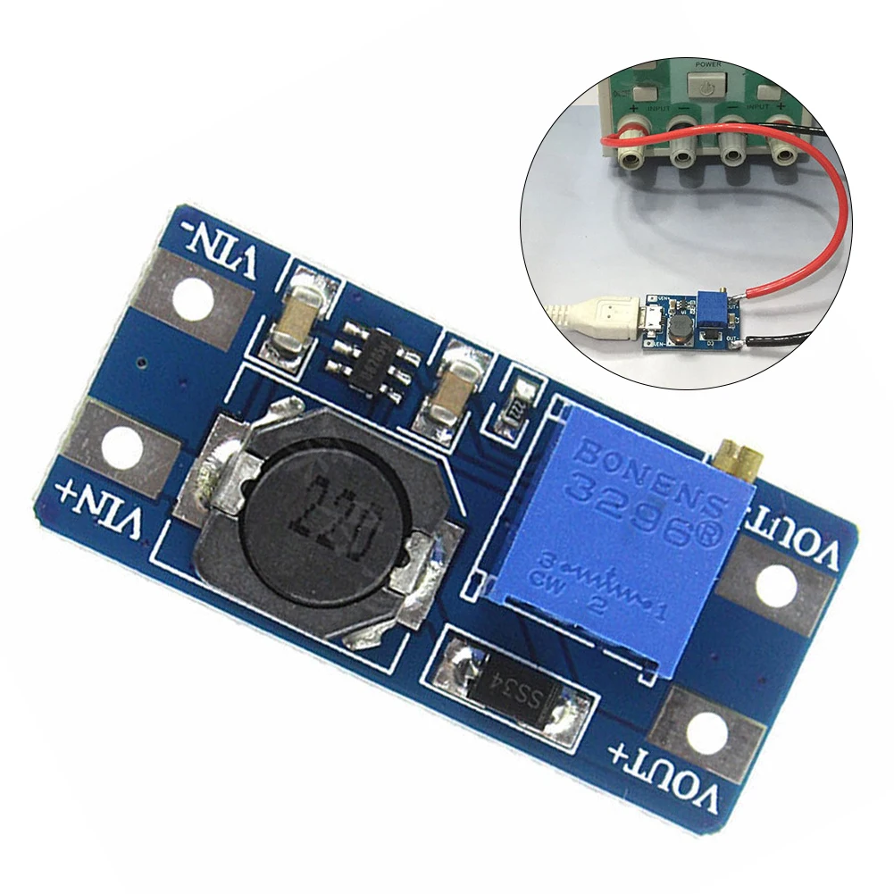5Pcs Board Micro USB Converter Adjustable 2A Plate DIY DC-DC Voltage Step Up Boost Module 2V To 24V Power Supply Electronic
5Pcs Board Micro USB Converter Adjustable 2A Plate DIY DC-DC Voltage Step Up Boost Module 2V To 24V Power Supply Electronic