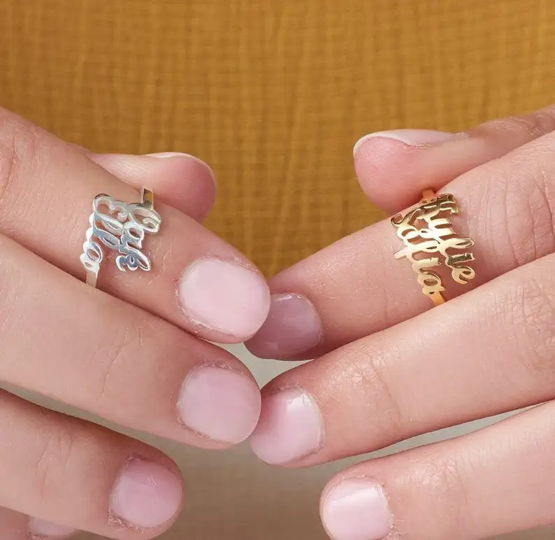 Custom Personalized Name Ring Double Two Name Ring Baby Family New Mom Gift Custom Two Name Rings Couple Rings
Custom Personalized Name Ring Double Two Name Ring Baby Family New Mom Gift Custom Two Name Rings Couple Rings