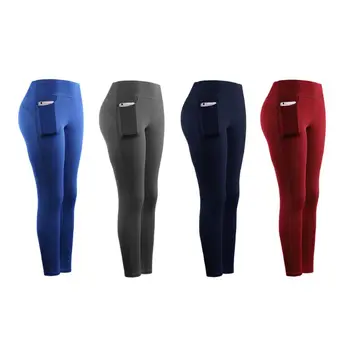 Women Mid Waisted Milk Fiber Yoga Pants with Pocket Tummy Control Workout Running Leggings 4 Way Stretch Fitness Tights 
Women Mid Waisted Milk Fiber Yoga Pants with Pocket Tummy Control Workout Running Leggings 4 Way Stretch Fitness Tights