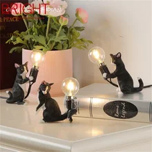 BRIGHT Table Lamp LED Resin Contemporary Creative Cartoon Cat Decoration Desk Light For Home
BRIGHT Table Lamp LED Resin Contemporary Creative Cartoon Cat Decoration Desk Light For Home