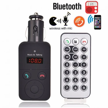 Wireless Car FM Transmitter Modulator Handsfree Bluetooth Car Kit MP3 Audio Player LCD Display Support SD USB Remote Control
Wireless Car FM Transmitter Modulator Handsfree Bluetooth Car Kit MP3 Audio Player LCD Display Support SD USB Remote Control