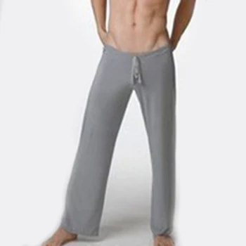 Men's Sleep Buttons Summer Casual Long Pants Solid Breathable Trousers Loose Home Nightwear Comfortable Clothes Male 2020 New
Men's Sleep Buttons Summer Casual Long Pants Solid Breathable Trousers Loose Home Nightwear Comfortable Clothes Male 2020 New