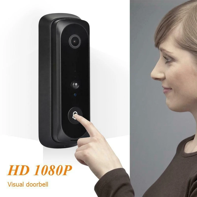 V20 Smart WiFi Video Doorbell Camera Visual Intercom with Chime Night Vision IP Smart Door Bell Wireless Home Security Camera
V20 Smart WiFi Video Doorbell Camera Visual Intercom with Chime Night Vision IP Smart Door Bell Wireless Home Security Camera