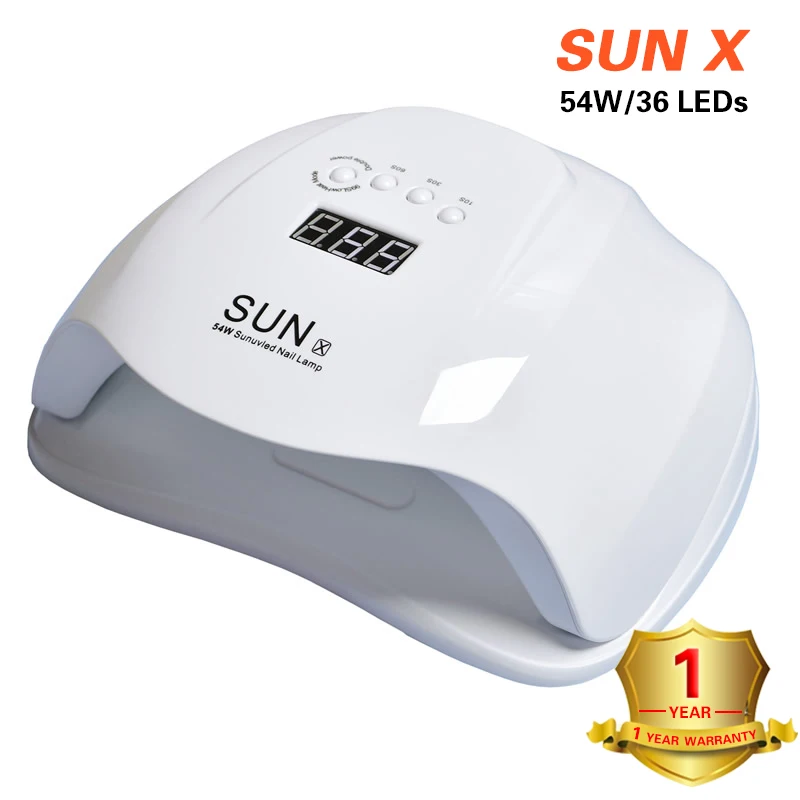 SUNX 54W Nail Dryer LED Nail Lamp UV LCD Display for Curing Gel Polish Auto Sensing Everything For Manicure Nail Manicure Tools
SUNX 54W Nail Dryer LED Nail Lamp UV LCD Display for Curing Gel Polish Auto Sensing Everything For Manicure Nail Manicure Tools