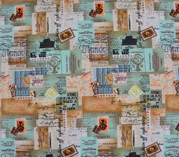 Retro Travelling Stamps Printed Canvas Fabric Cotton Cloth DIY Sewing Accessories Textile Collection 
Retro Travelling Stamps Printed Canvas Fabric Cotton Cloth DIY Sewing Accessories Textile Collection