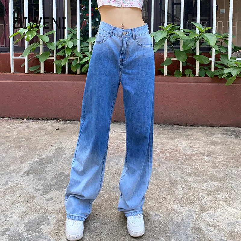 DIWEINI Street Fashion Fade Color Jeans Women High Waist Loose Casual Denim Trousers Matching Pants Fall Spring Full Length Jean
DIWEINI Street Fashion Fade Color Jeans Women High Waist Loose Casual Denim Trousers Matching Pants Fall Spring Full Length Jean