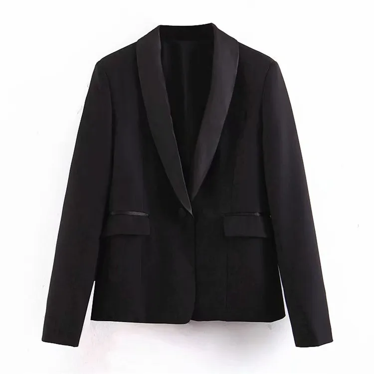 Z20196 Europe And America Spring And Autumn New Style WOMEN'S Dress Joint Fold-down Collar Suit Jacket 2124/783 2124783
Z20196 Europe And America Spring And Autumn New Style WOMEN'S Dress Joint Fold-down Collar Suit Jacket 2124/783 2124783
