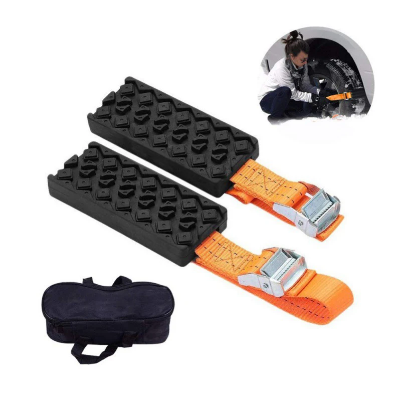 New 2pcs Tires Snow Chains Winter Anti-skid Traction Blocks Durable Tyre Chain Practical Snow Muddy Tire Tools Parts
New 2pcs Tires Snow Chains Winter Anti-skid Traction Blocks Durable Tyre Chain Practical Snow Muddy Tire Tools Parts