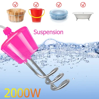 2000W Suspension Electric Water Heater Boiler for Inflatable Tub Pool with 3/2m Cable Portable Instant Hot Water Heaters
2000W Suspension Electric Water Heater Boiler for Inflatable Tub Pool with 3/2m Cable Portable Instant Hot Water Heaters