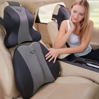 JINSERTA Car Seat Headrest Pillow Comfortable Neck Support Travel Pillow Contrast Color Design Car Cushions Chair Accessories
JINSERTA Car Seat Headrest Pillow Comfortable Neck Support Travel Pillow Contrast Color Design Car Cushions Chair Accessories