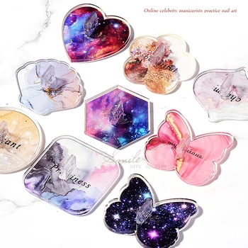 1Pcs Natural Resin Agate Nail Color Mixing Palette Gel Nail Polish Drawing Holder Shelf Color Paint Palette DIY Nail Art Display
1Pcs Natural Resin Agate Nail Color Mixing Palette Gel Nail Polish Drawing Holder Shelf Color Paint Palette DIY Nail Art Display