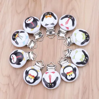 5Pcs Metal Wooden Baby Pacifier Clips Holders Cute Penguin Infant Soother Clasps Holders Accessories DIY Tool
5Pcs Metal Wooden Baby Pacifier Clips Holders Cute Penguin Infant Soother Clasps Holders Accessories DIY Tool