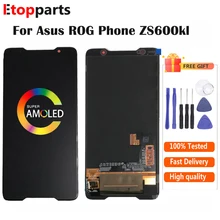 Amoled pantalla para Asus ROG teléfono Zs600kl pantalla LCD con montaje de digitalizador con pantalla táctil de reemplazo de espaã a(China)