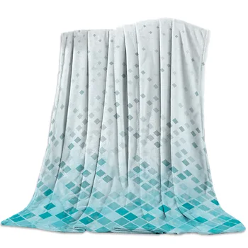 Geometric Cyan Rectangle Gradient Mosaic Throw Blanket Soft Comfortable Velvet Plush Blankets Warm Sofa Bed Sheets
Geometric Cyan Rectangle Gradient Mosaic Throw Blanket Soft Comfortable Velvet Plush Blankets Warm Sofa Bed Sheets