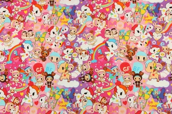 110cm Width Cartoon Unicorn Star Printed 100%Cotton Fabric For Cushion Cover/Diy Handbag/Slipcover/Curtain DIY Sewing
110cm Width Cartoon Unicorn Star Printed 100%Cotton Fabric For Cushion Cover/Diy Handbag/Slipcover/Curtain DIY Sewing