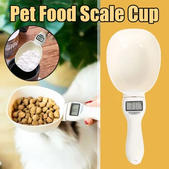 Portable Pet Food Scale Cup For Dog Cat Feeding Bowl Kitchen Scale Spoon Measuring Scoop Cup Portable With Led Display
Portable Pet Food Scale Cup For Dog Cat Feeding Bowl Kitchen Scale Spoon Measuring Scoop Cup Portable With Led Display