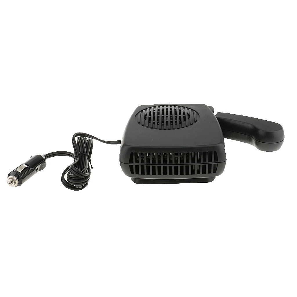 Portable Car Auto Heating Cooling Fan Wide Outlet, Car Vehicle Heater Fan Defroster Demister Winter 12V 200W, Pack of 1, Black Portable Car Auto Heating Cooling Fan Wide Outlet, Car Vehicle Heater Fan Defroster Demister Winter 12V 200W, Pack of 1, Black