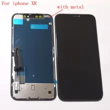 Écran tactile Lcd avec métal en verre, pour Iphone 11 XR A2221 A2111 A2223 A2105 A1984 A2106=
