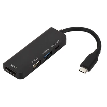 USB C HUB Type C to 4K HDMI Hub USB 3.0 USB2.0 Adapter Micro USB Charging Port for MacBook Pro Samsung Galaxy S8 Huawei P20 Pro
USB C HUB Type C to 4K HDMI Hub USB 3.0 USB2.0 Adapter Micro USB Charging Port for MacBook Pro Samsung Galaxy S8 Huawei P20 Pro