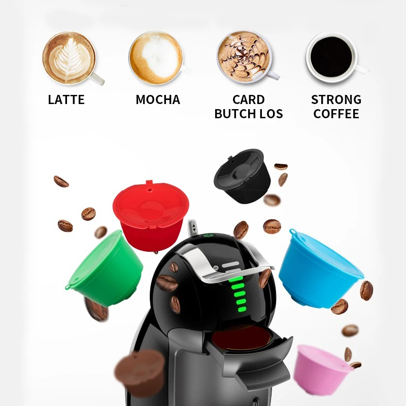 3 pcs Reusable Coffee Capsule Filter Cup Refillable Caps Spoon Brush Filter Baskets Soft Taste Sweet#6
3 pcs Reusable Coffee Capsule Filter Cup Refillable Caps Spoon Brush Filter Baskets Soft Taste Sweet#6