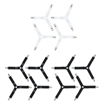 4pcs Triangle Bed Sheet Clips 3-Way Adjustable Mattress Holder Fastener Grippers Suspender Straps
4pcs Triangle Bed Sheet Clips 3-Way Adjustable Mattress Holder Fastener Grippers Suspender Straps