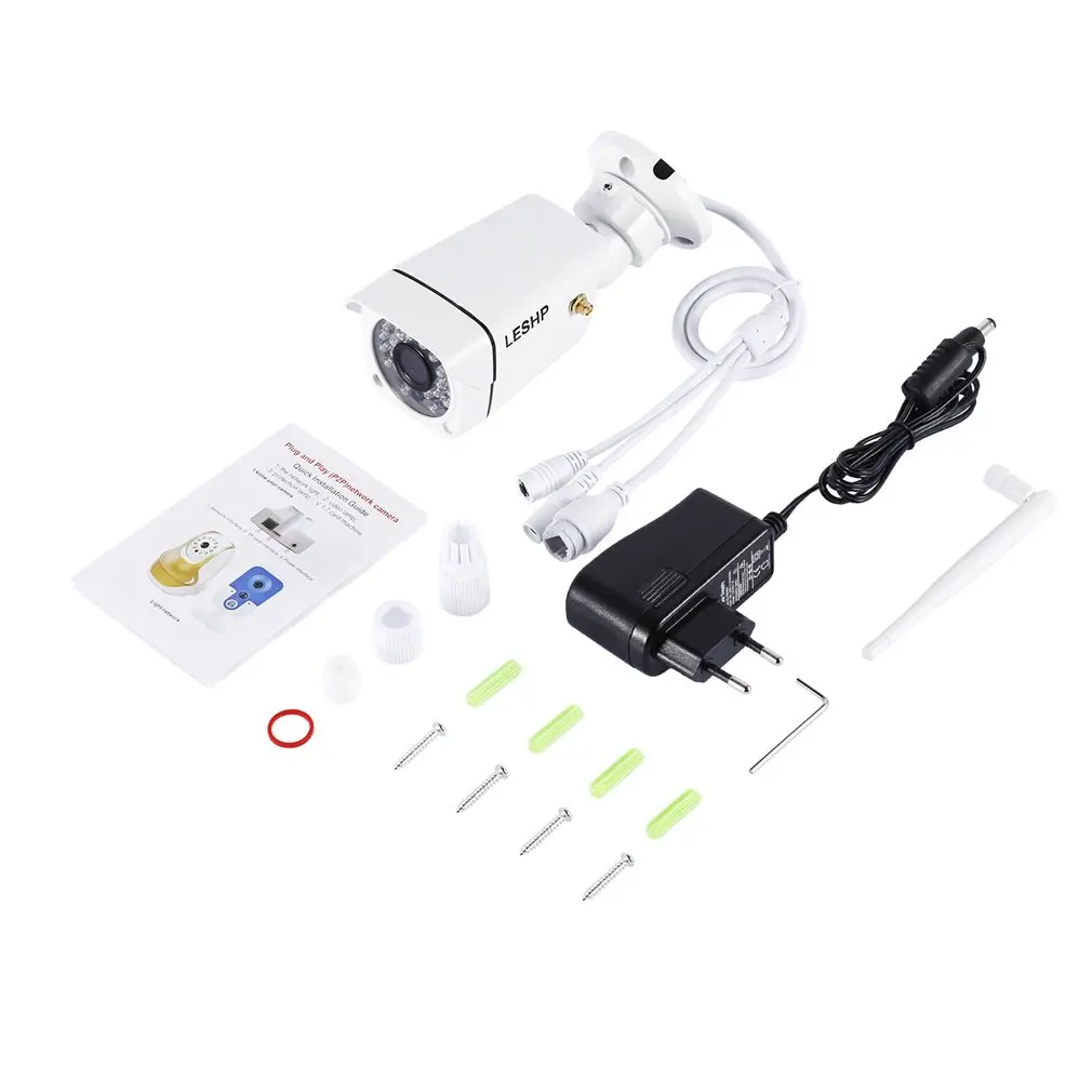 100W 1/4 CMOS 24 IR LED Weatherproof IP66 Wireless Wifi Bullet Camera For Outdoor Security
100W 1/4 CMOS 24 IR LED Weatherproof IP66 Wireless Wifi Bullet Camera For Outdoor Security