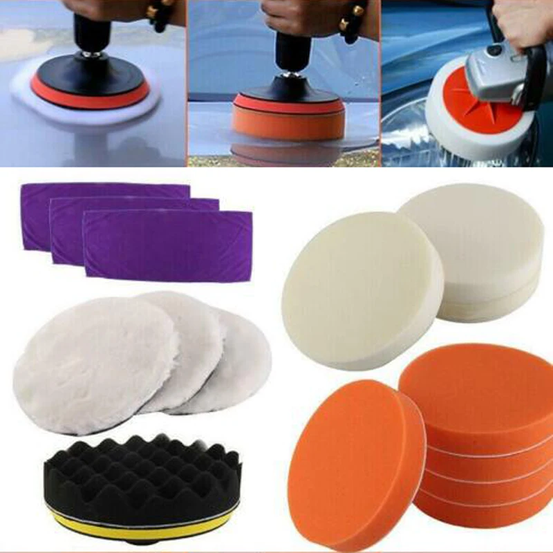 Mayitr 18Pcs/set 150mm Car Waxing Buffing Polishing Sponge Wheel Pads Wool Polishing Plate Car Cleaning Sponges Towel Kit
Mayitr 18Pcs/set 150mm Car Waxing Buffing Polishing Sponge Wheel Pads Wool Polishing Plate Car Cleaning Sponges Towel Kit