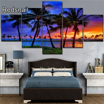 5d Diamond Embroidery 5 Pcs Palm Tree Sunset Tropical landscape DIY Diamond Painting Pictures Of Rhinestones Painting TT2768
5d Diamond Embroidery 5 Pcs Palm Tree Sunset Tropical landscape DIY Diamond Painting Pictures Of Rhinestones Painting TT2768