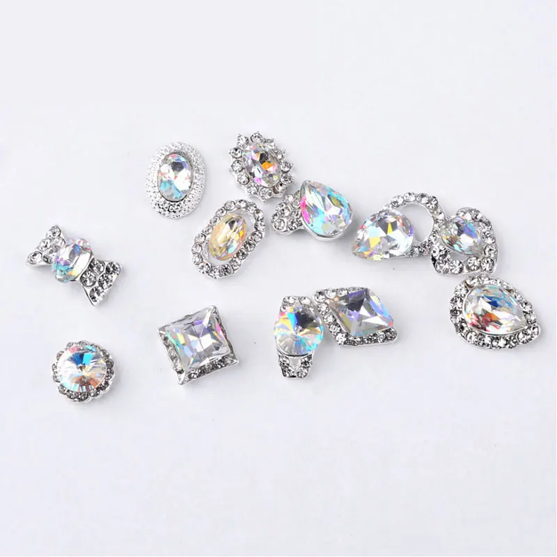 Nails Art Decoration Crystal Nail Rhinestones Irregular Beads DIY Wheel Tips 3D Nail Acrylic Diamond White Silver Shining Color 
Nails Art Decoration Crystal Nail Rhinestones Irregular Beads DIY Wheel Tips 3D Nail Acrylic Diamond White Silver Shining Color